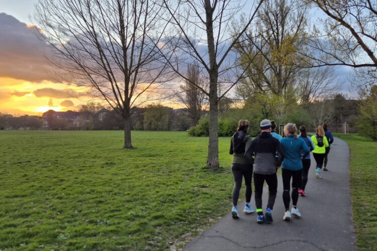 Anfänger-Lauftreff in Frankfurt Nied mit Iris Hadbawnik